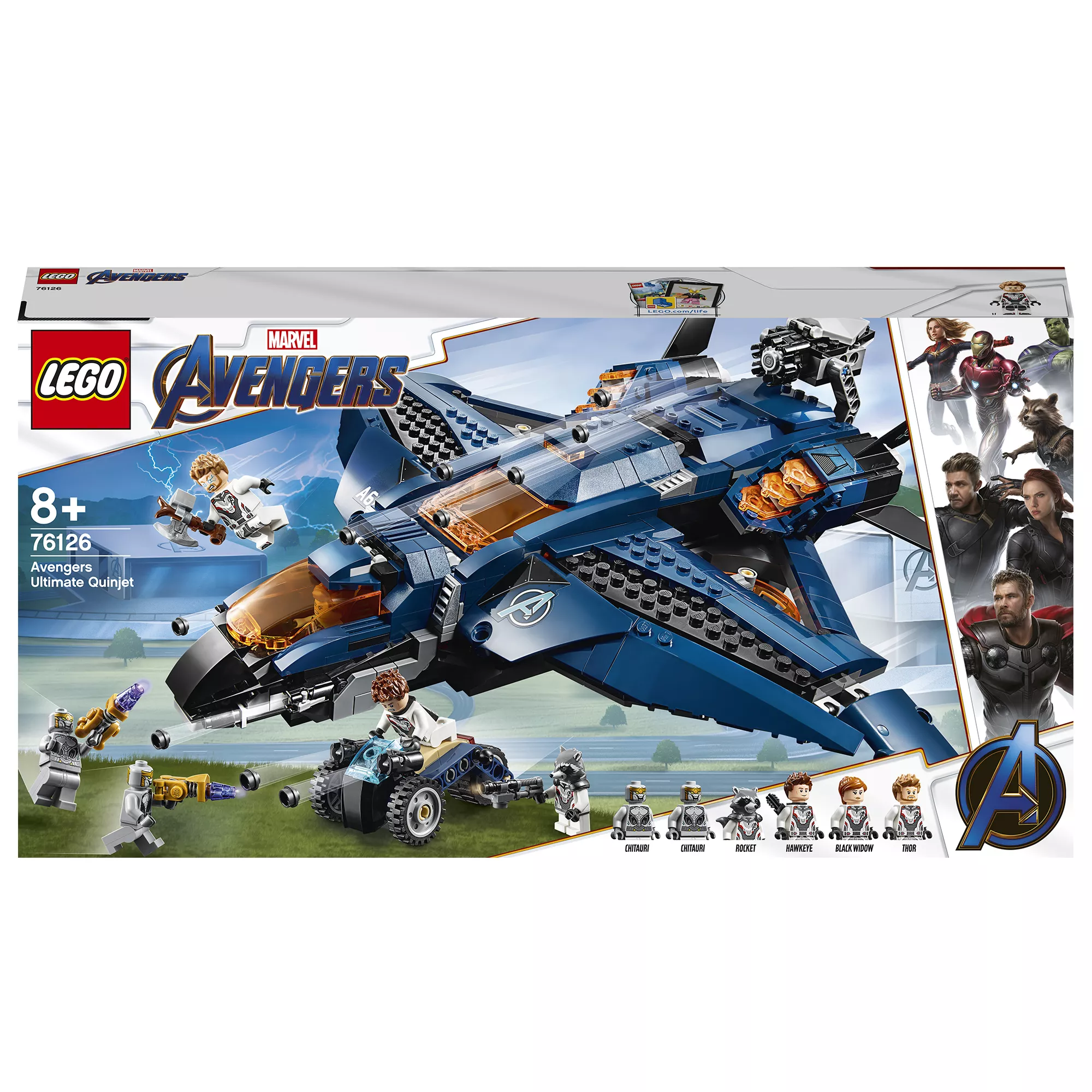 LEGO Marvel Avengers Ultimativer Avengers-Quinjet - 76126