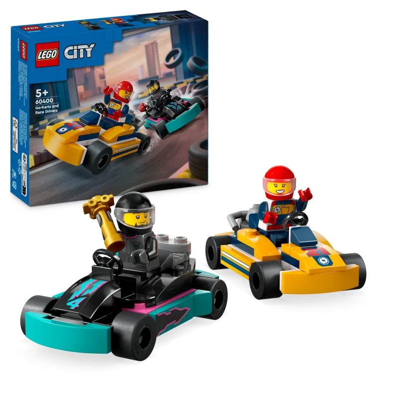 LEGO 60400 Go-Karts Mit Rennfahrern