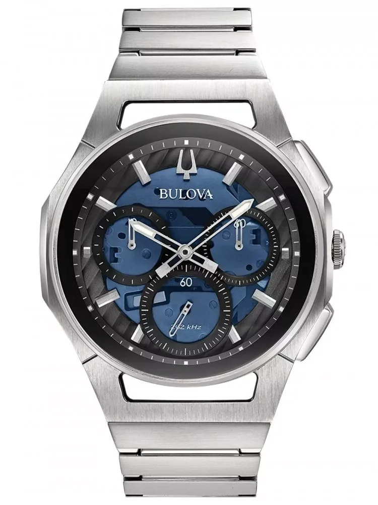 Bulova Quarzuhr Bulova 96A205 Curv Chronograph 44mm 3ATM