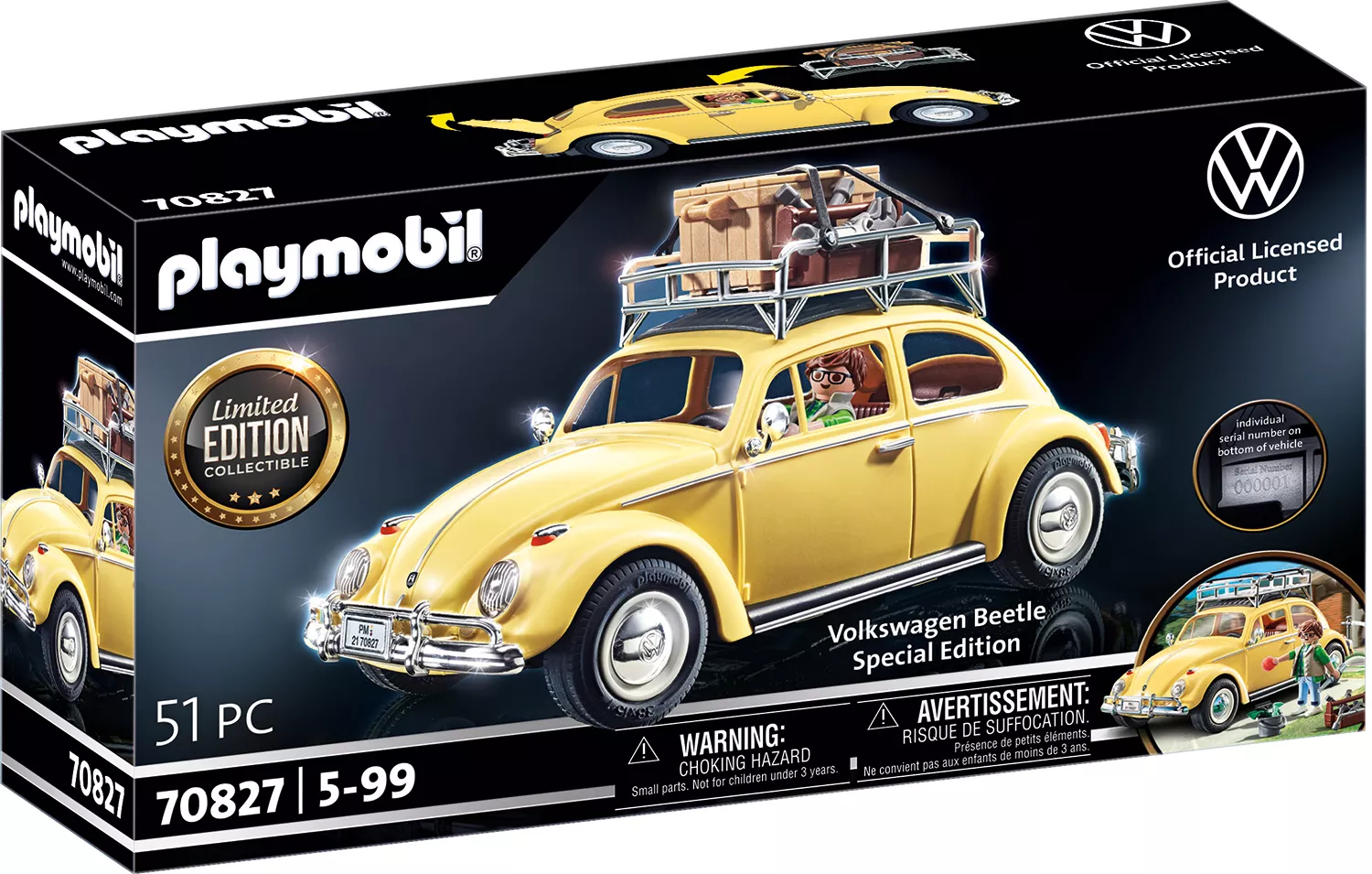 PLAYMOBIL 70827 Volkswagen Käfer - Special Edition