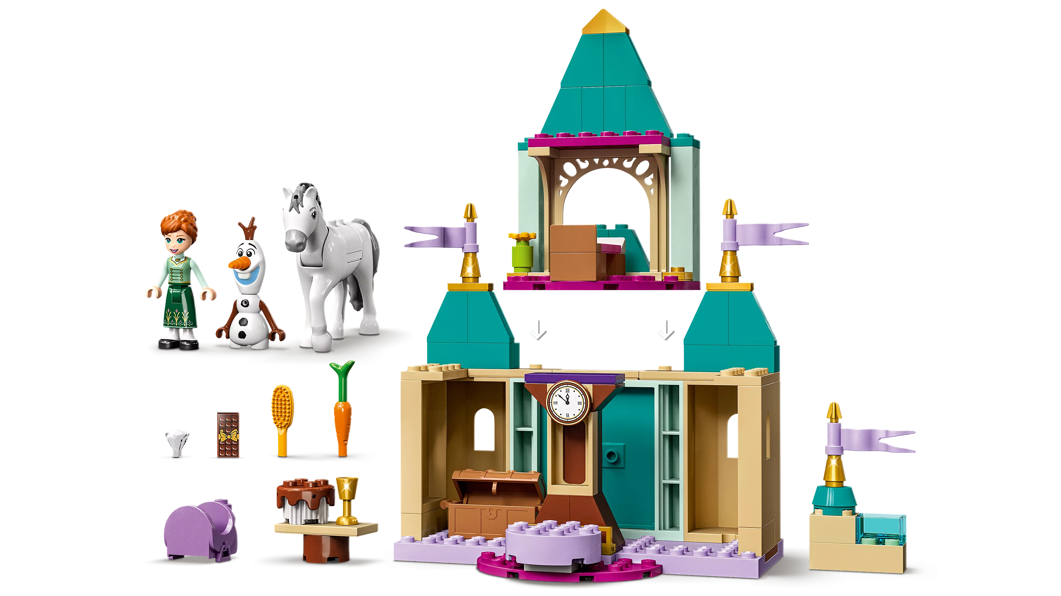 LEGO 43204 Annas und Olafs Spielspaß im Schloss