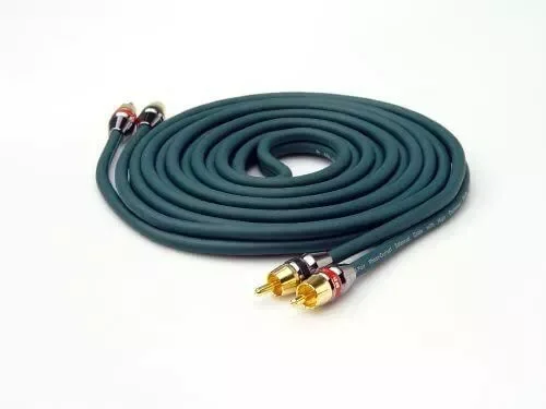 Phoenix Gold ARx.710 TLN Platinium TwinLink Cinch-Kabel 1,0 m, TwinLink "Twisted Pair" Cinchkabel Ø 6 mm, blau Made in USA 