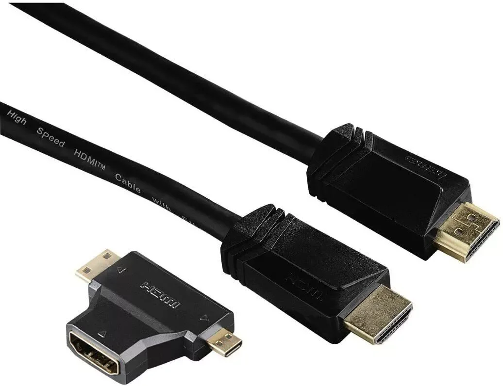 Hama HDMI-KABEL 1,5M + 2 ADAP 74242