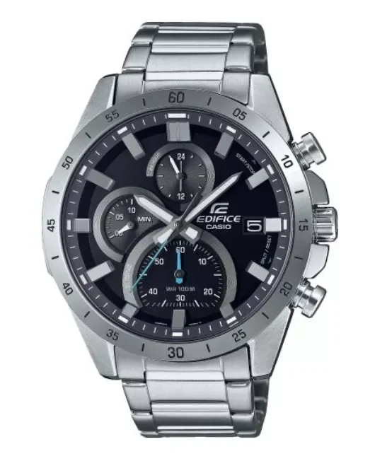 CASIO EFR-571D-1AVUEF uhr, edifice, silber/schwarz