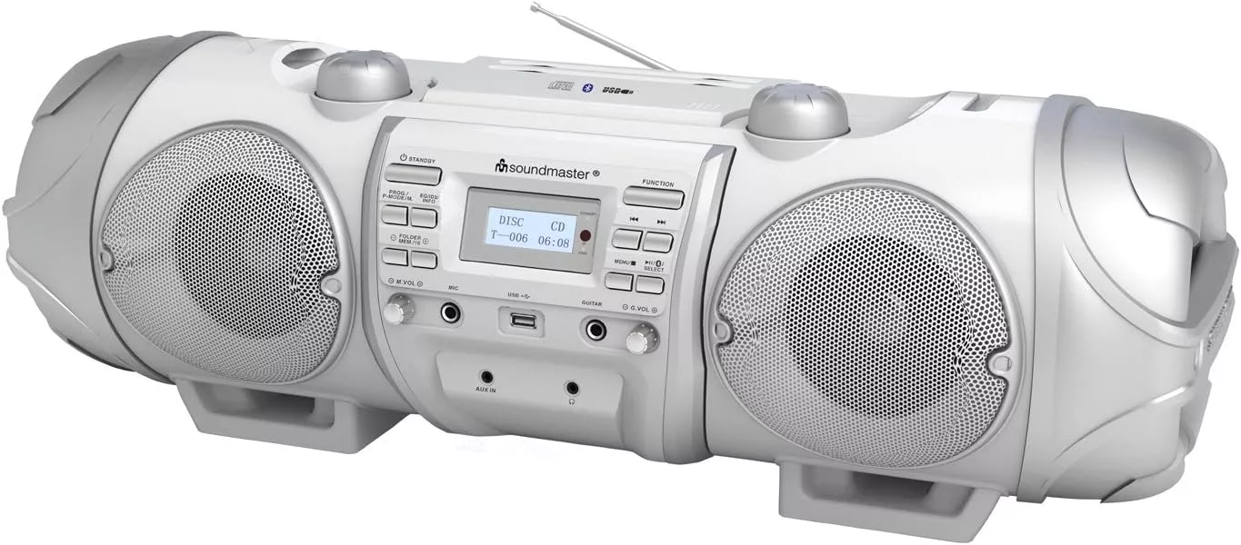 Soundmaster SCD8000WE Radiorekorder ( CD-Player,MP3 )