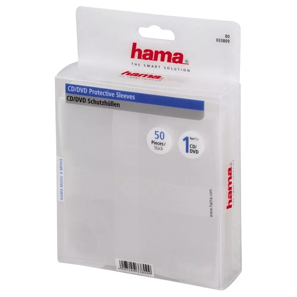 Hama CD/DVD PP-HU 50Pack 33809