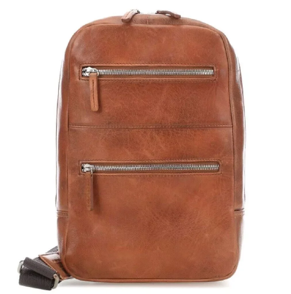 Leonhard Heyden 9069551 Amsterdam Rucksack 42 cm - cognac