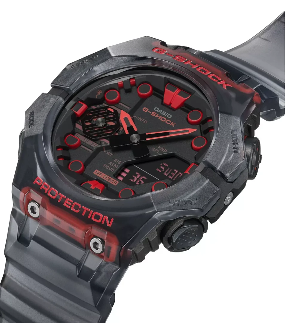 CASIO G-SHOCK GA-B001G-1AER uhr schwarz rot