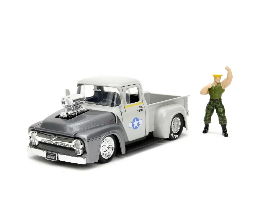 JADA 253255057 Street Fighter 1956 Ford Pickup 1:24