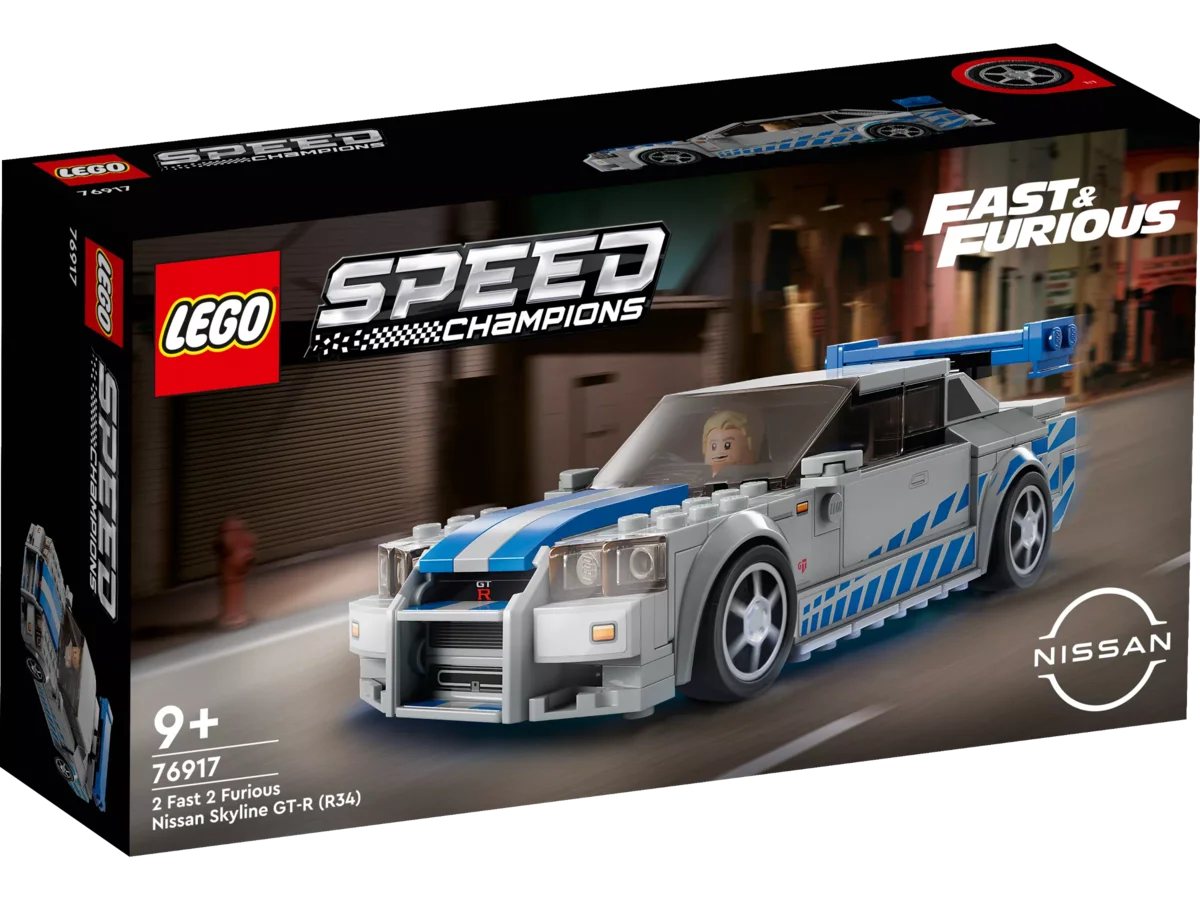 LEGO 76917 Speed Champions 2 Fast 2 Furious – Nissan Skyline GT-R (R34)