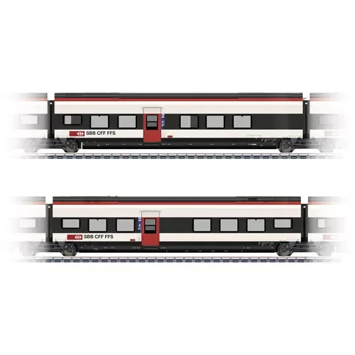 MÄRKLIN 43462 H0 Ergänzungsset 2 zu Giruno der SBB D(B9) 2.Klasse und E(B8) 2.Klasse