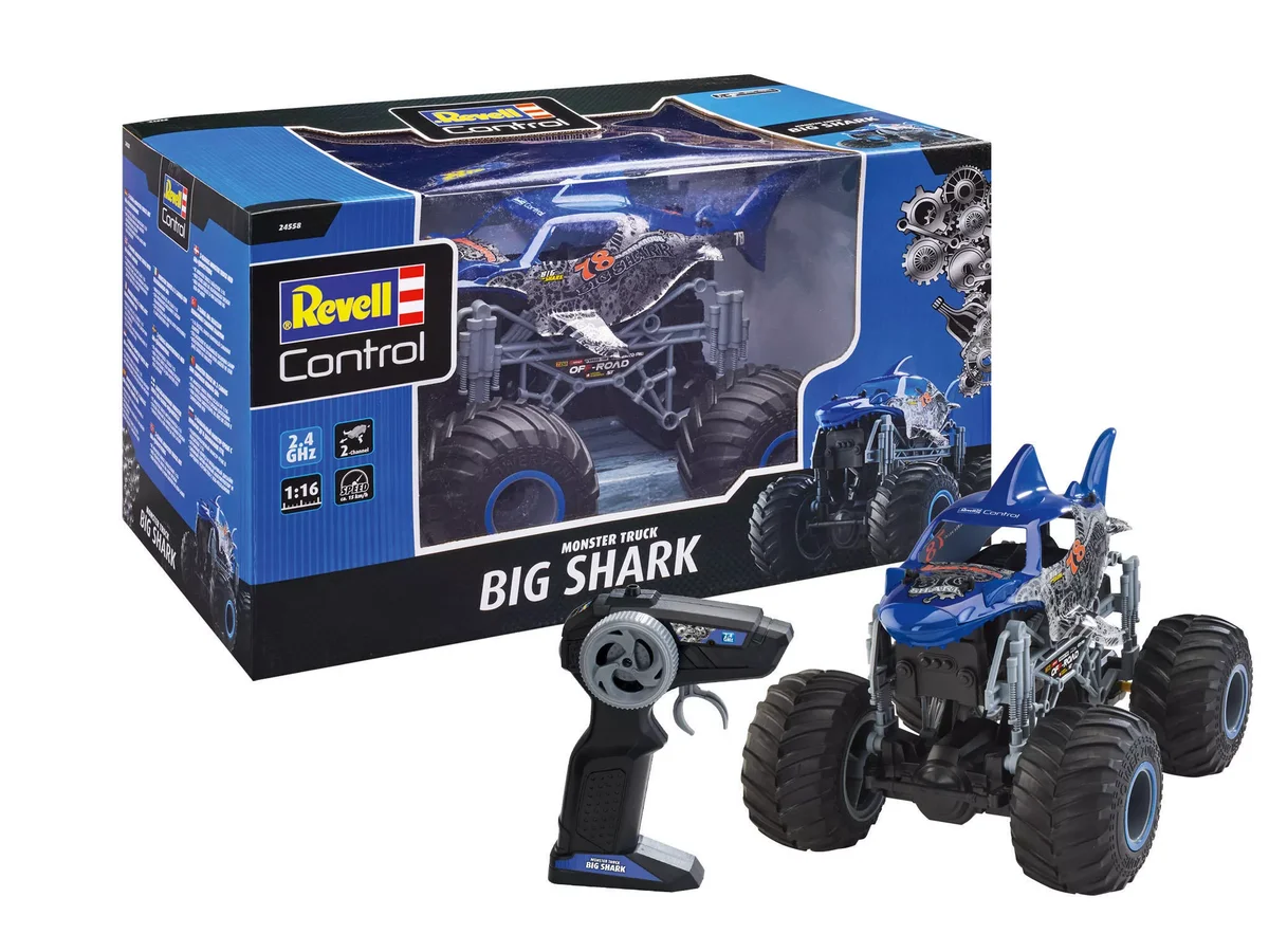 Revell 24558 RC Monster Truck "Big Shark" Revell Control Ferngesteuertes Auto