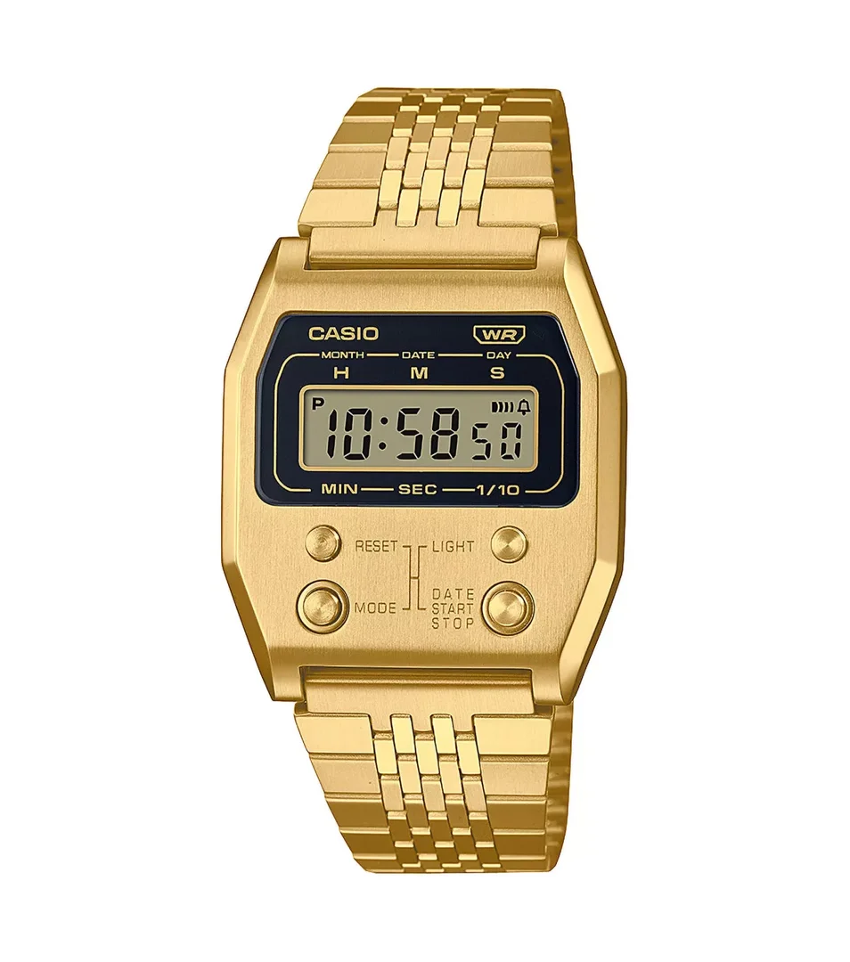 Casio A1100G-5EF Vintage Heren Horloge Gold