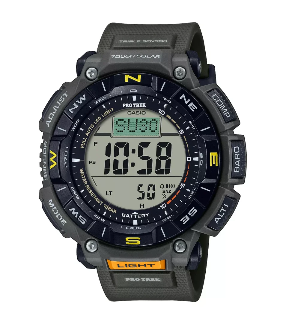 CASIO PRG-340-3ER uhr, pro trek, digital, khaki