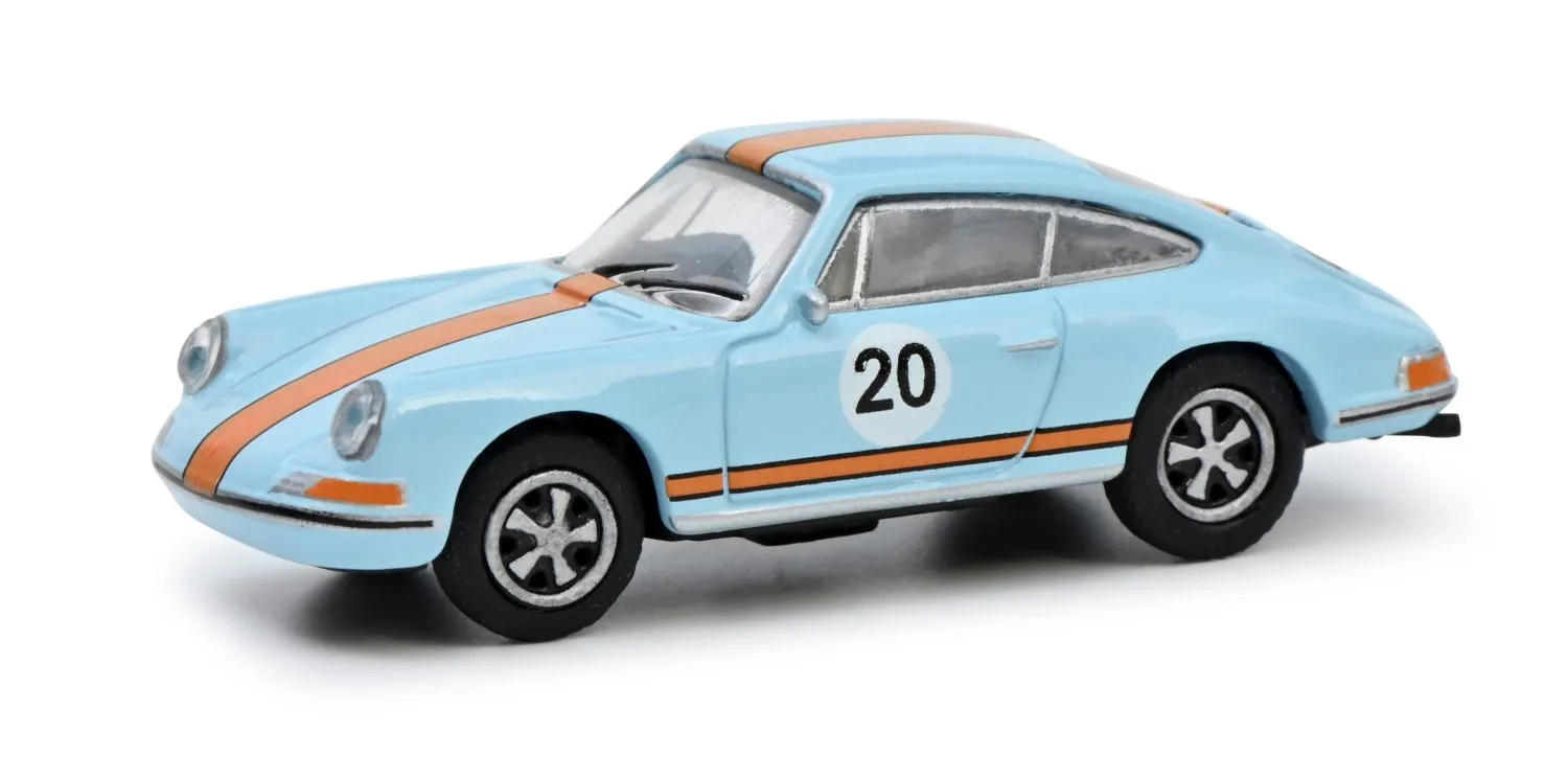 Schuco Mini Cooper 911 SET Vintage Racing 2CV Blau 1:87 452671600