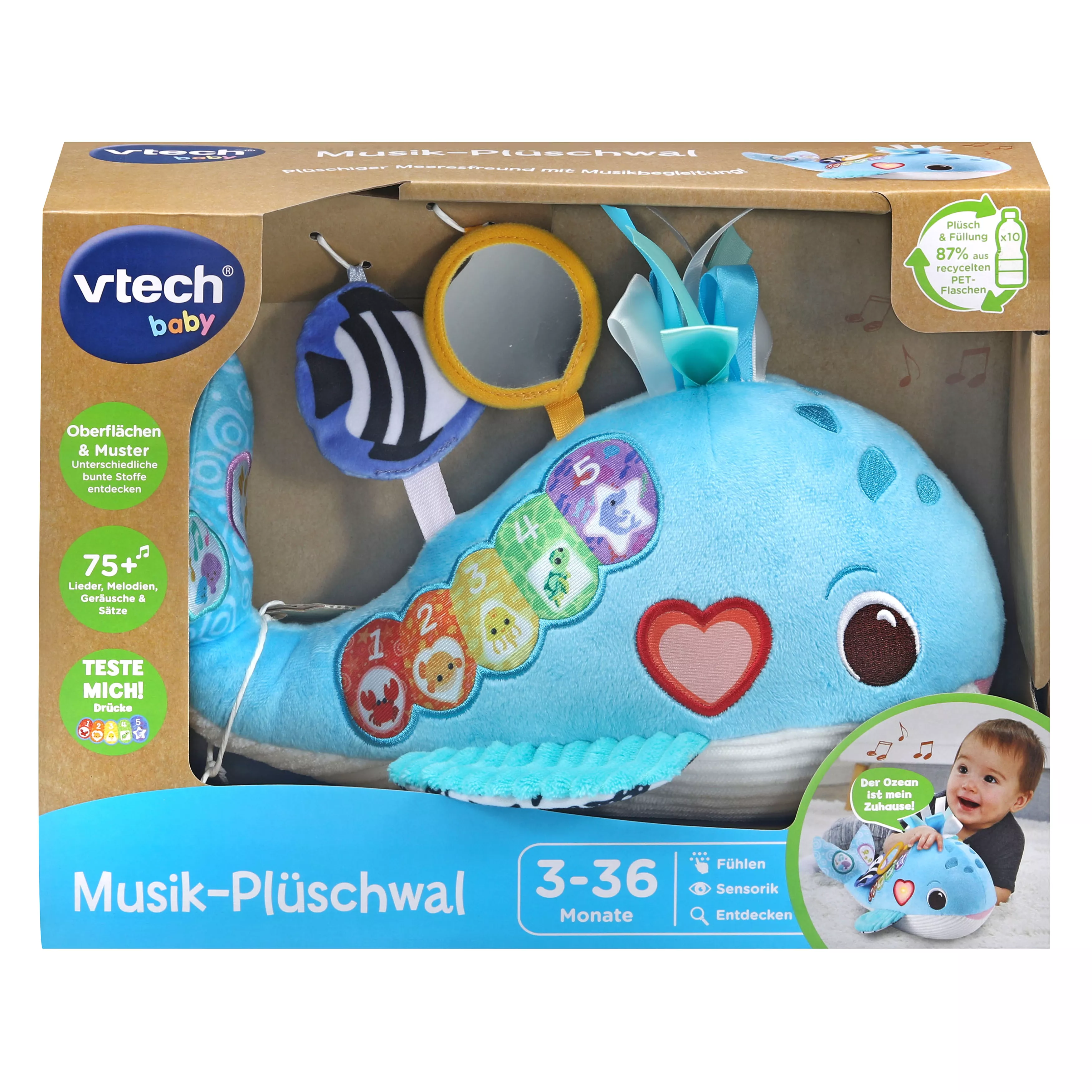 VTech Musik-Plüschwal (80-562804)