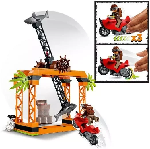 LEGO 60342 City Haiangriff-Stuntchallenge 