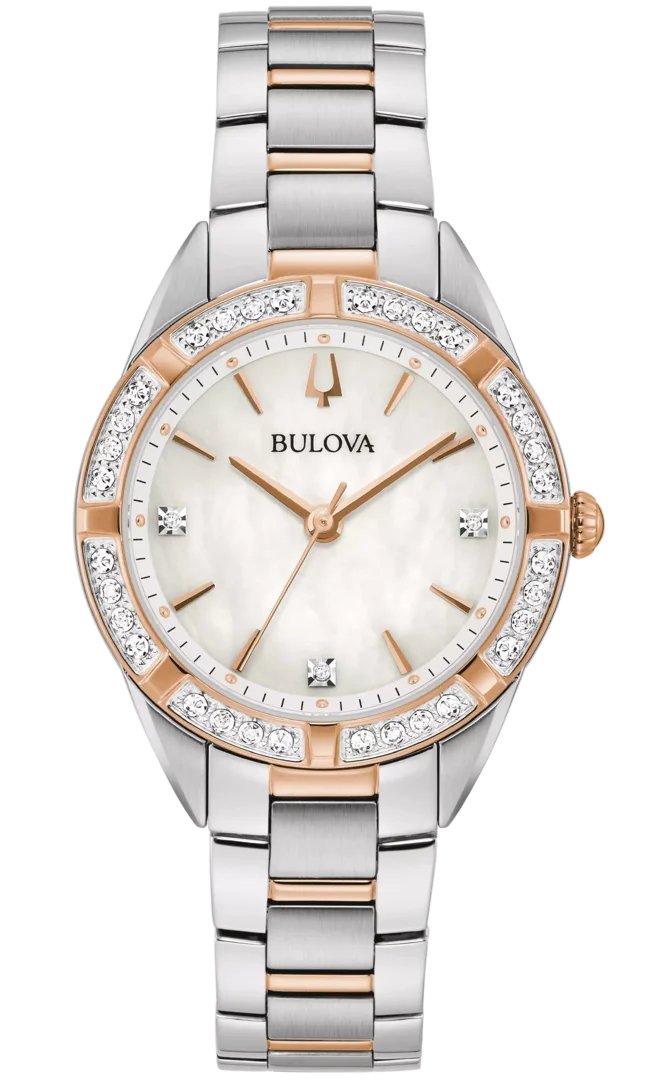 BULOVA 98R281 Uhr Classic Damen mit Diamonds