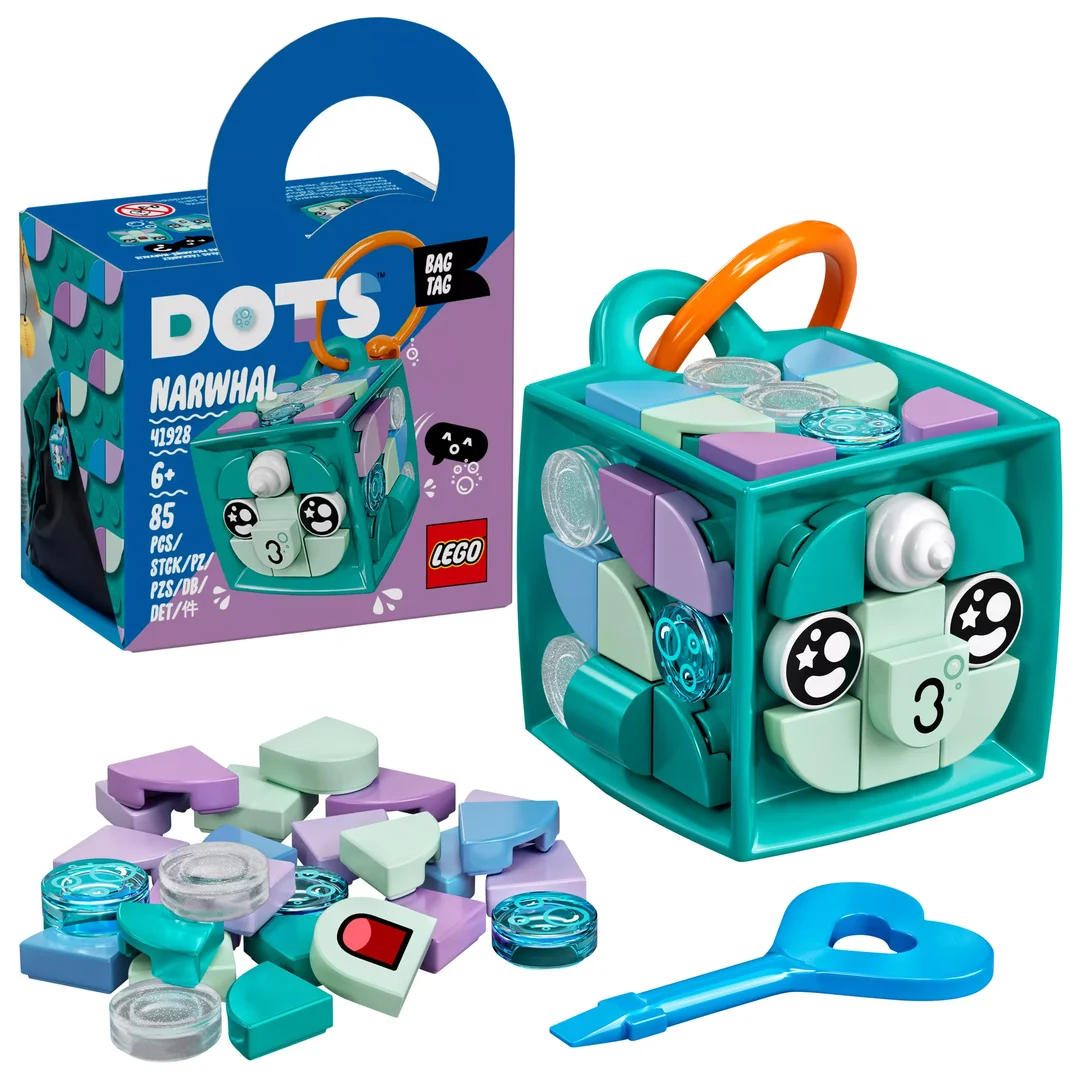 LEGO® DOTS Taschenanhänger Narwal 41928