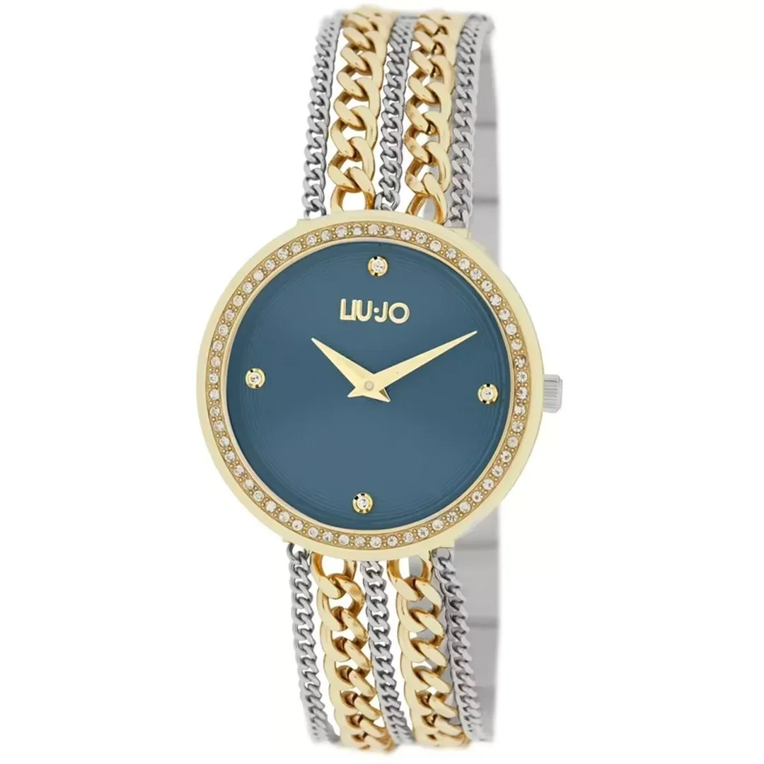 LIU JO Chains Gold Blue TLJ2289