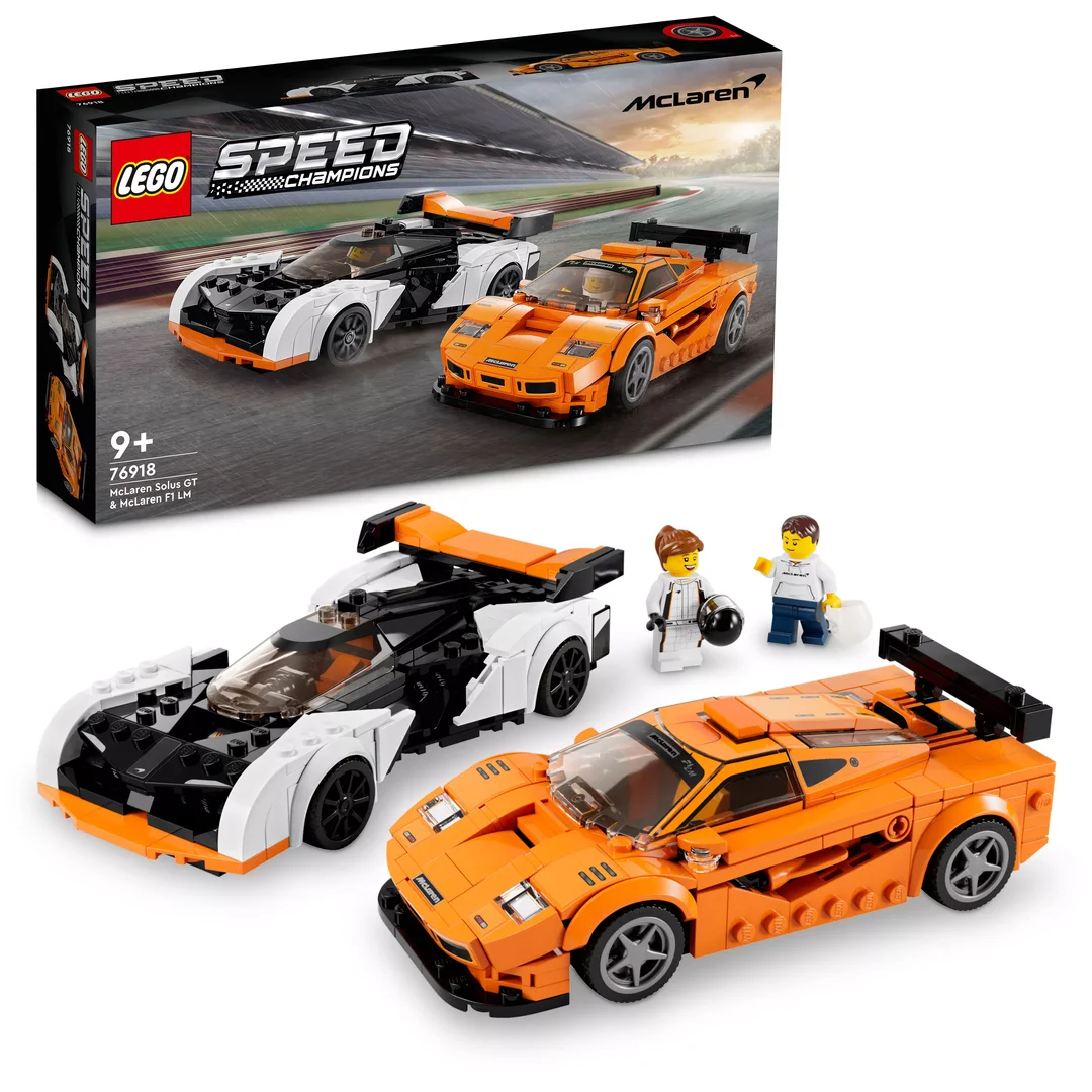 LEGO 76918 Speed Champions McLaren Solus GT & McLaren F1 LM