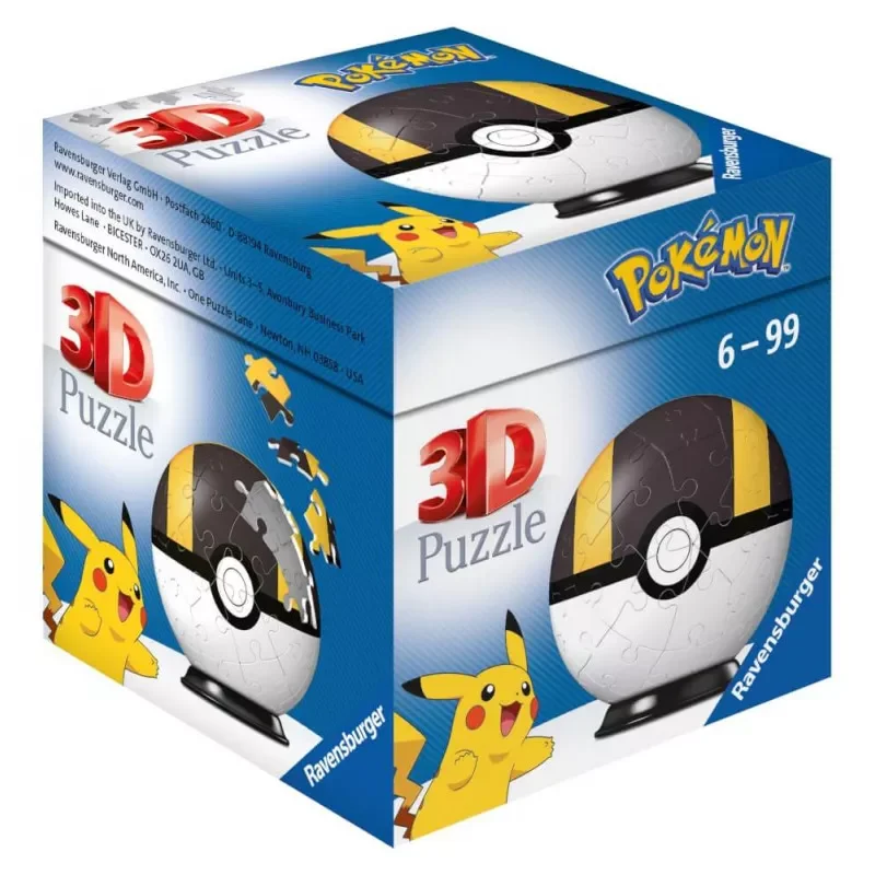 Ravensburger 11266 Puzzle Pokémon Pokéballs - Hyperball 54 Teile