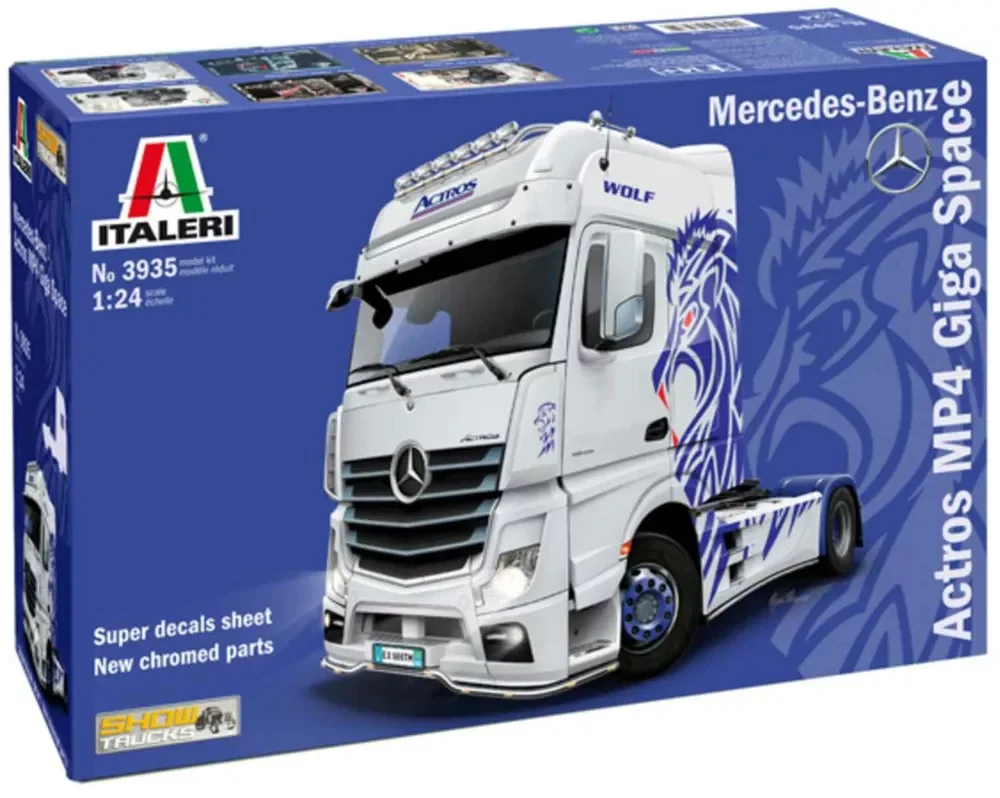 ITALERI M-B Actros Mp4 Show Gigaspace 01:24 510003935