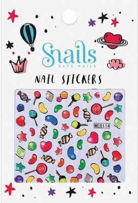 Snails_Nagelsticker_Süssigkeiten