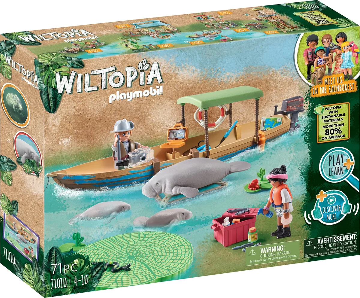 PLAYMOBIL 71010 Wiltopia - Bootsausflug zu den Seekühen