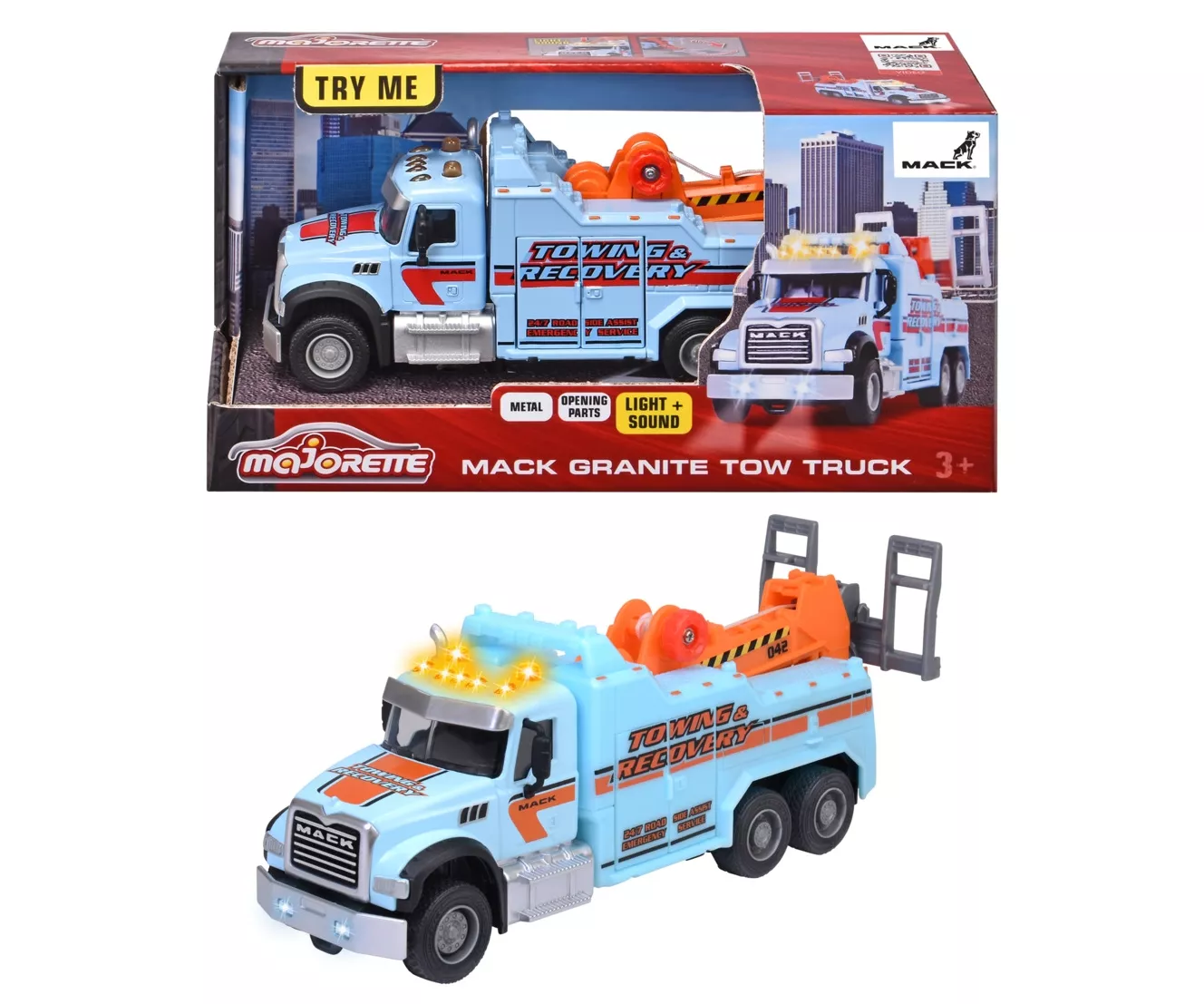 Majorette Mack Granite Tow Truck (213743006)