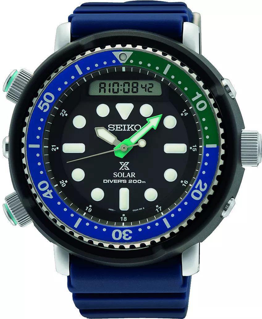 Seiko SNJ039P1 Strategische Uhr, Prospex SEA Solar Chronograph Diver's (Solar)