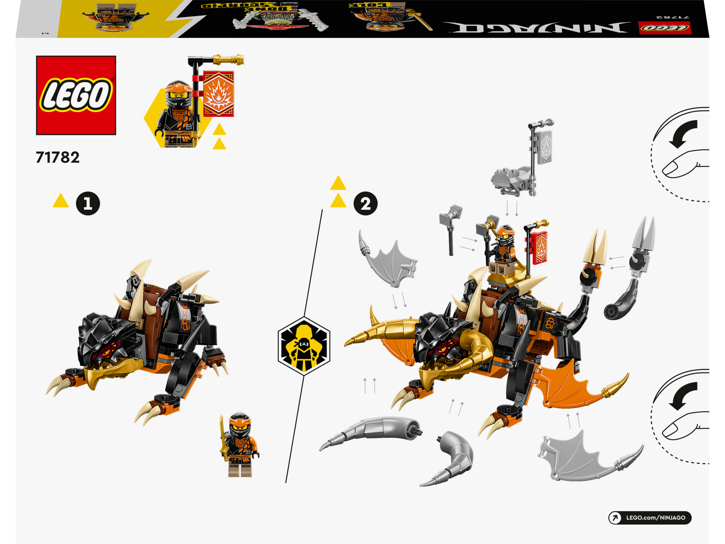 LEGO 71782 Coles Erddrache EVO