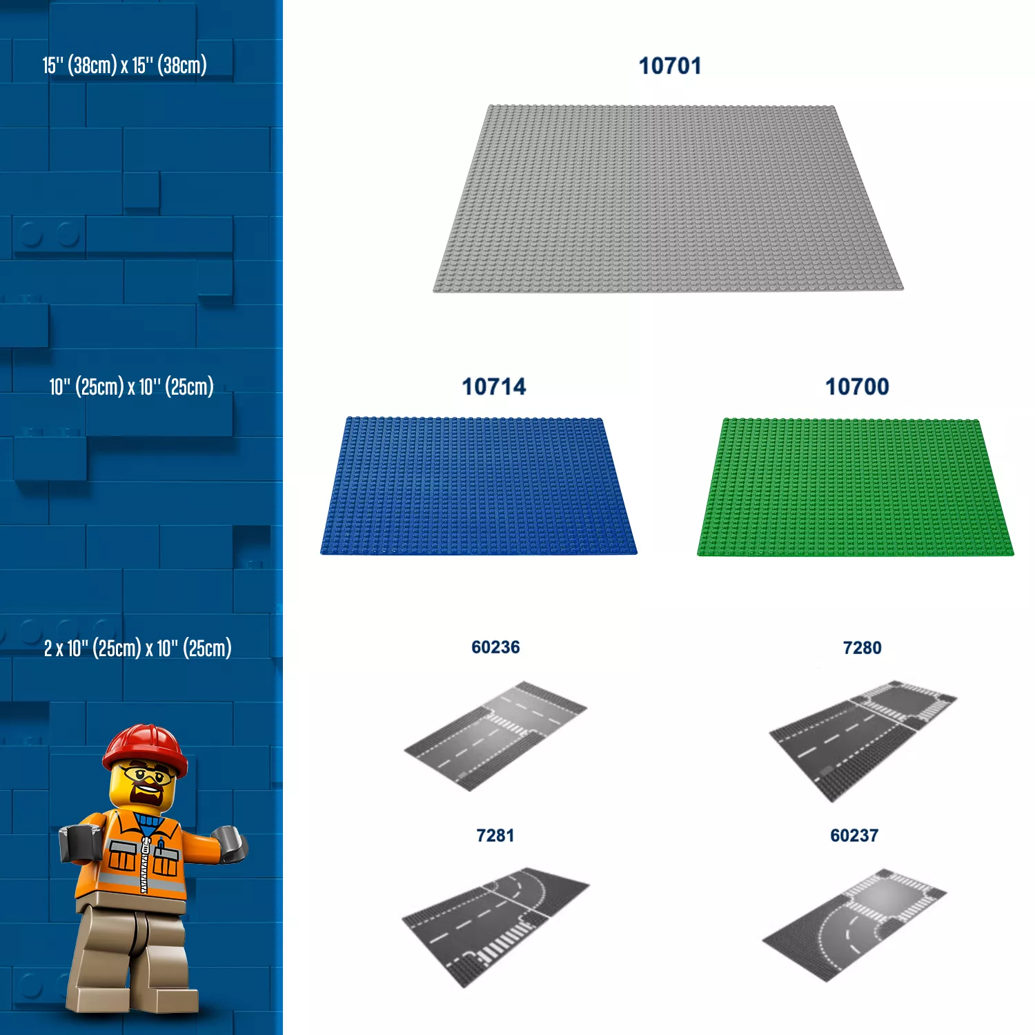 LEGO Classic Blaue Bauplatte