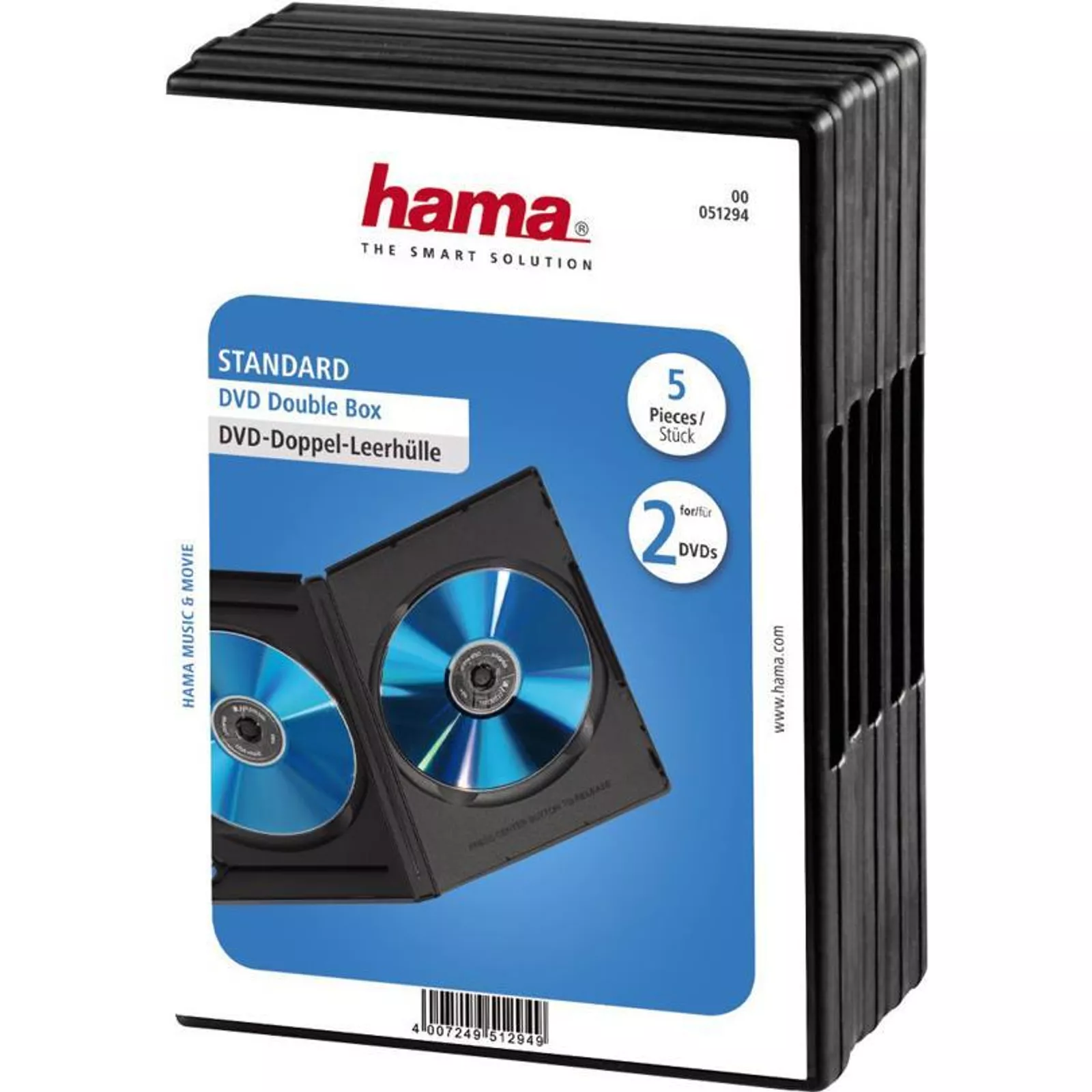 Hama DVD-DOP.LEERH.SC 5 St 51294