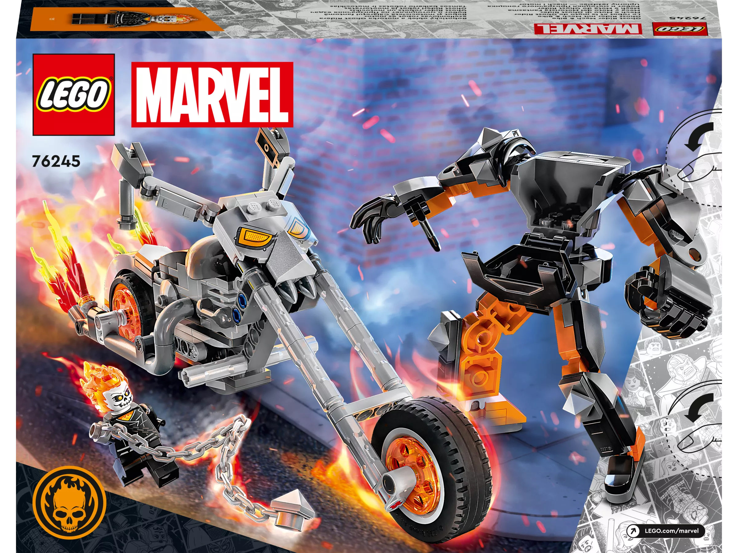 LEGO 76245 Marvel Ghost Rider mit Mech & Bike