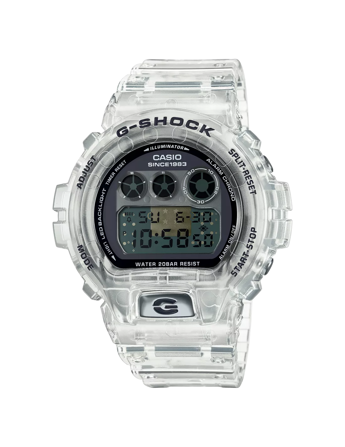 CASIO DW-6940RX-7ER Uhr, G-Shock, Remix, Clear
