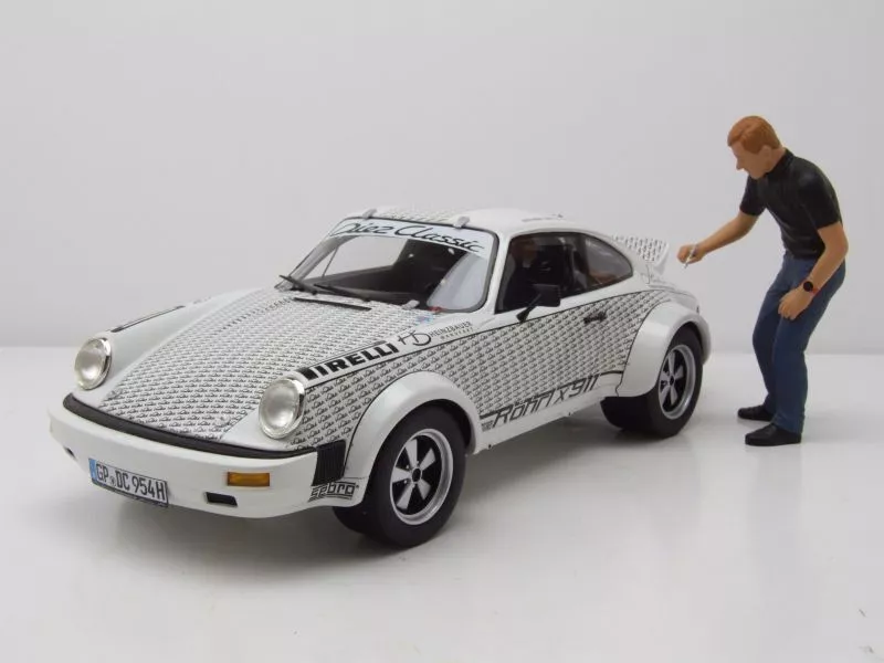 Schuco Porsche 911 Röhrl X911 Weiß 1:18 450024900