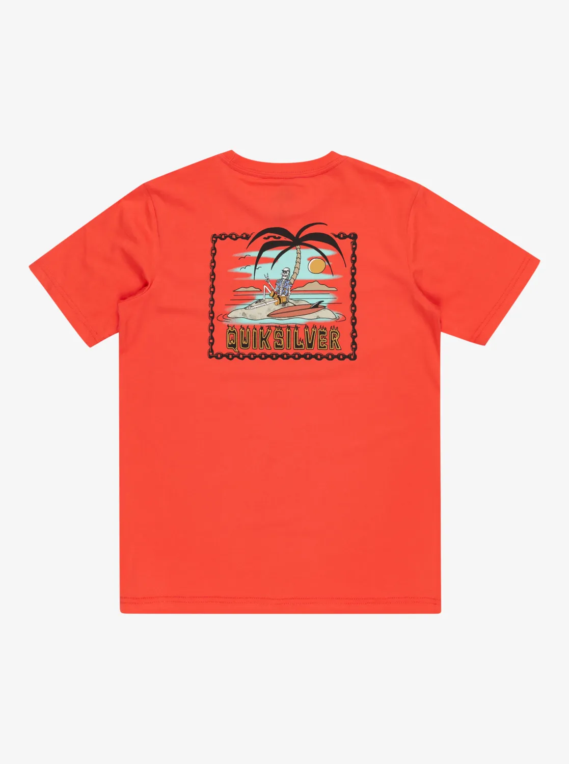 Quiksilver Marooned - T-Shirt für Jungen 8-16 Rot GR. L