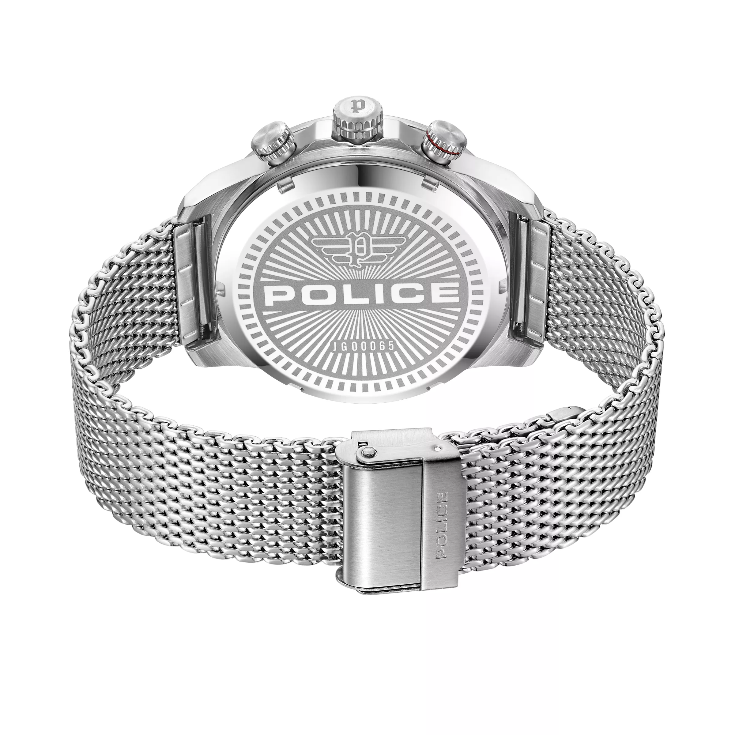 POLICE Rotorcrom Edelstahl Silber Uhr PEWJG0006504