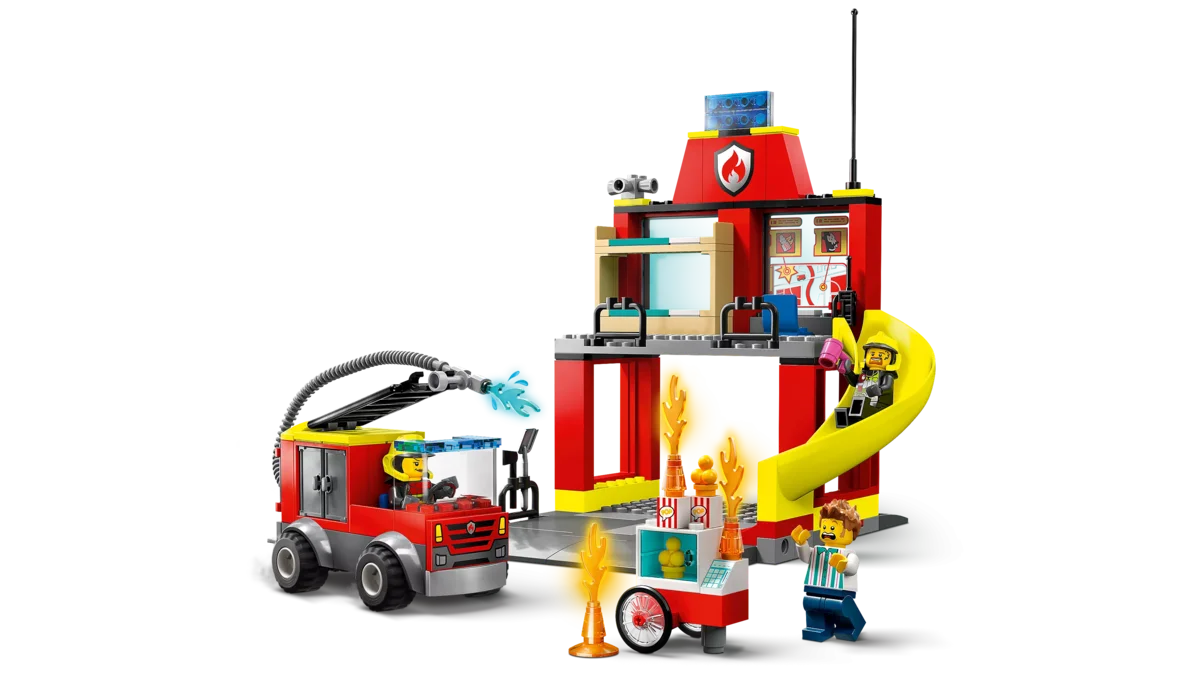 LEGO 60375 Feuerwehrstation und Löschauto