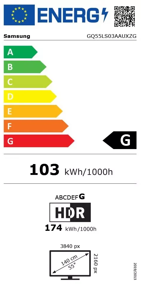 Samsung GQ55LS03A 55" QLED 4K The Frame 100Hz LED