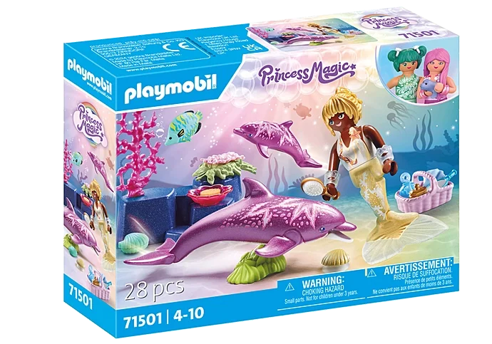 PLAYMOBIL 71501 Meerjungfrau Mit Delfinen