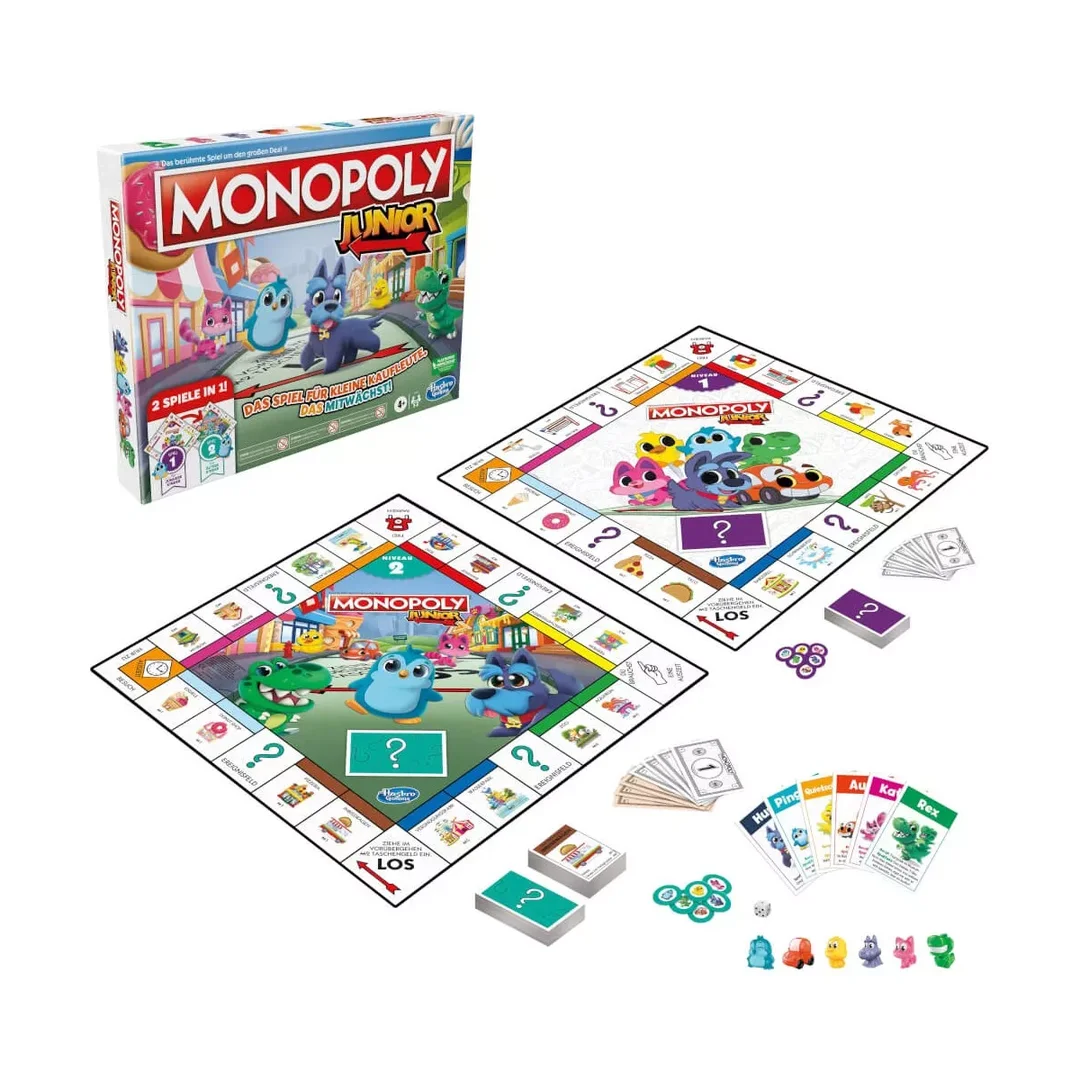 Monopoly Junior 2 Games In 1 F8562100