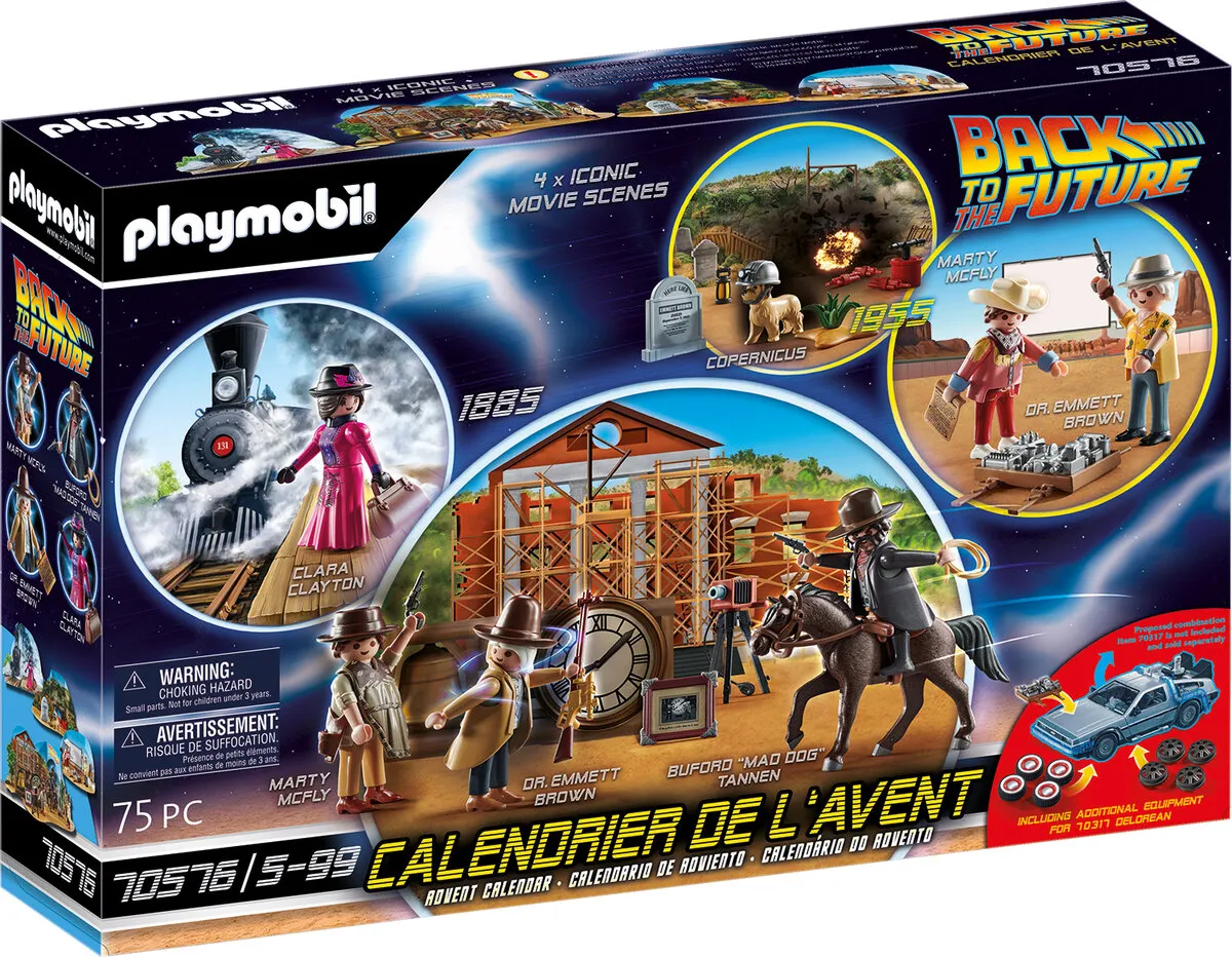 PLAYMOBIL 70576 Adventskalender "Back to the Future Part III"