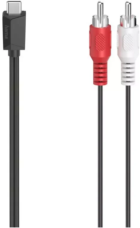 Hama Adapterk. USB-C auf Cinch, 1,50m 200730