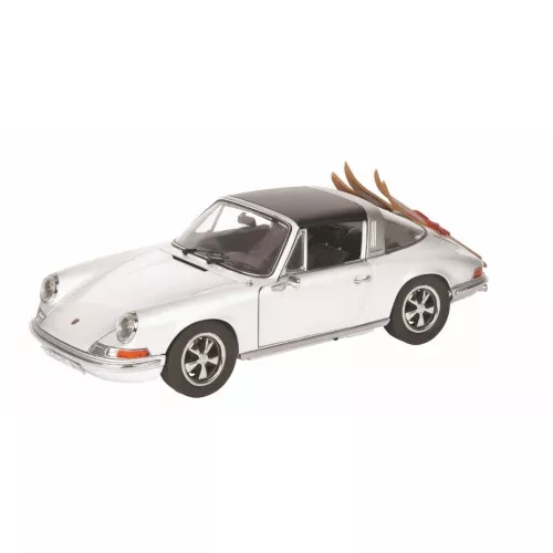 Schuco Porsche 911 Targa Skiurlaub Silbermetallic 1:43 450367800