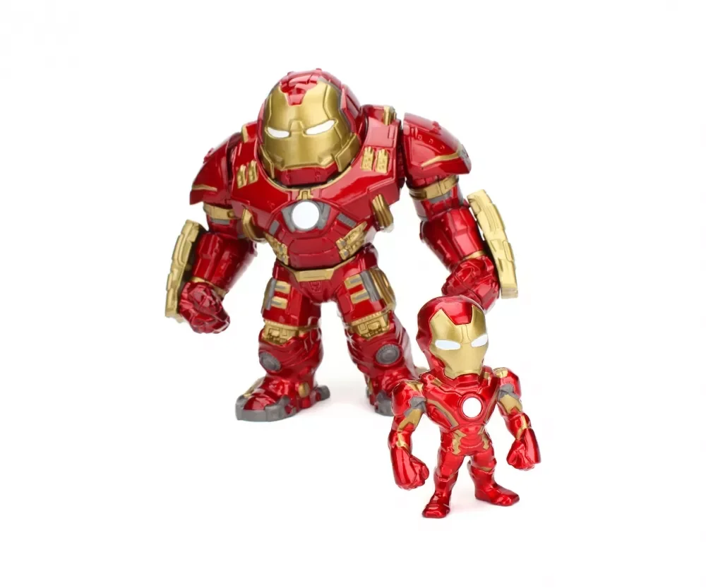 JADA 253223002 Marvel 6" Hulkbuster+2" Iron Man Metallfigur