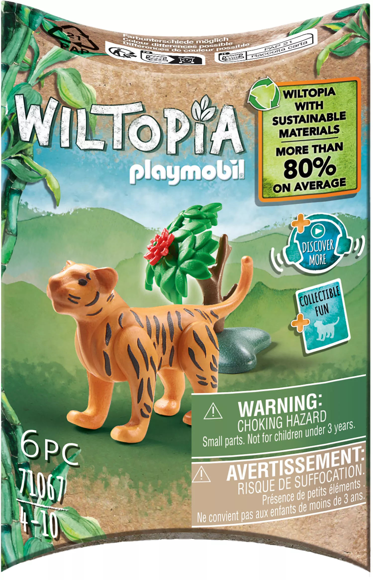PLAYMOBIL 71067 Wiltopia - Junger Tiger