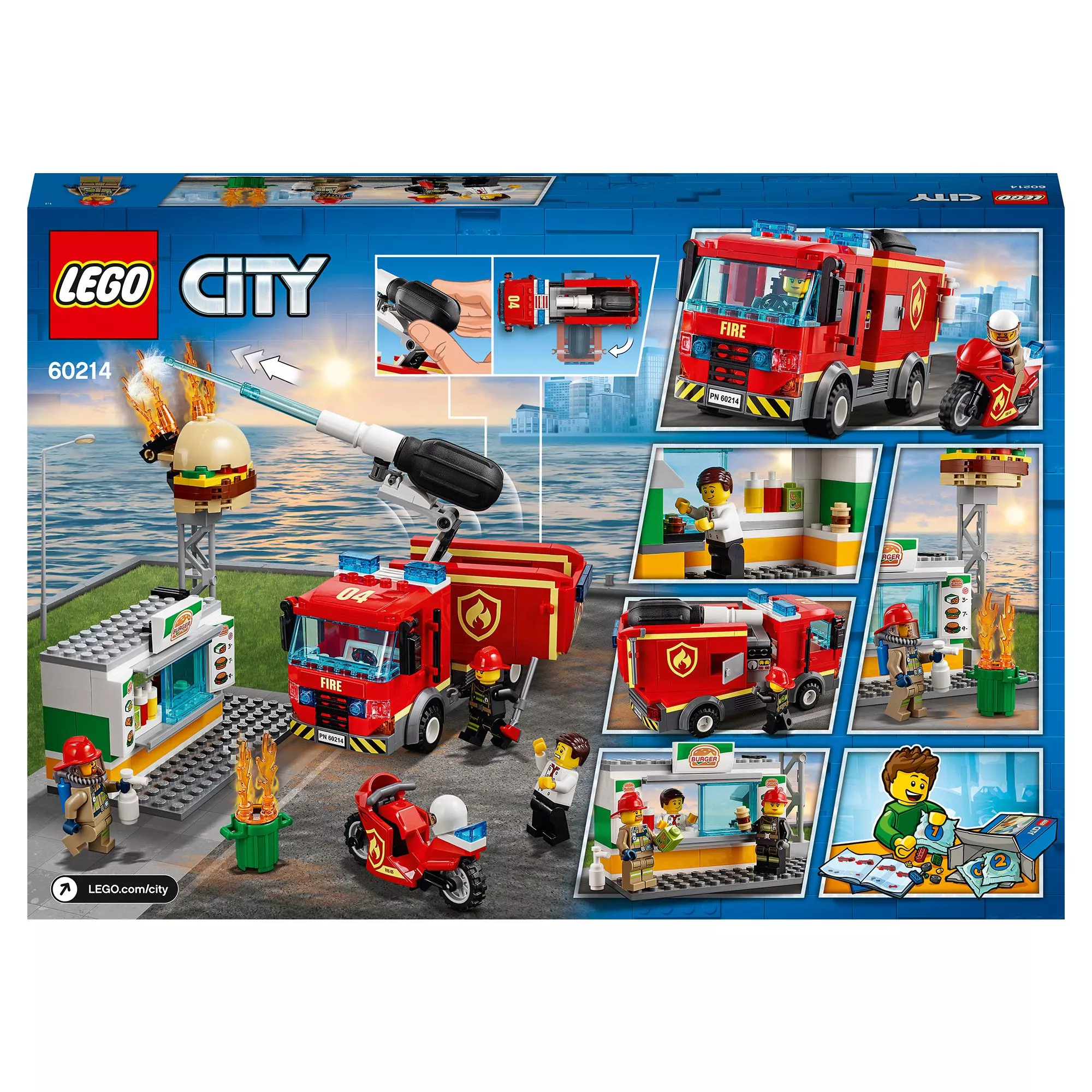 LEGO City Feuerwehreinsatz im Burger-Restaurant