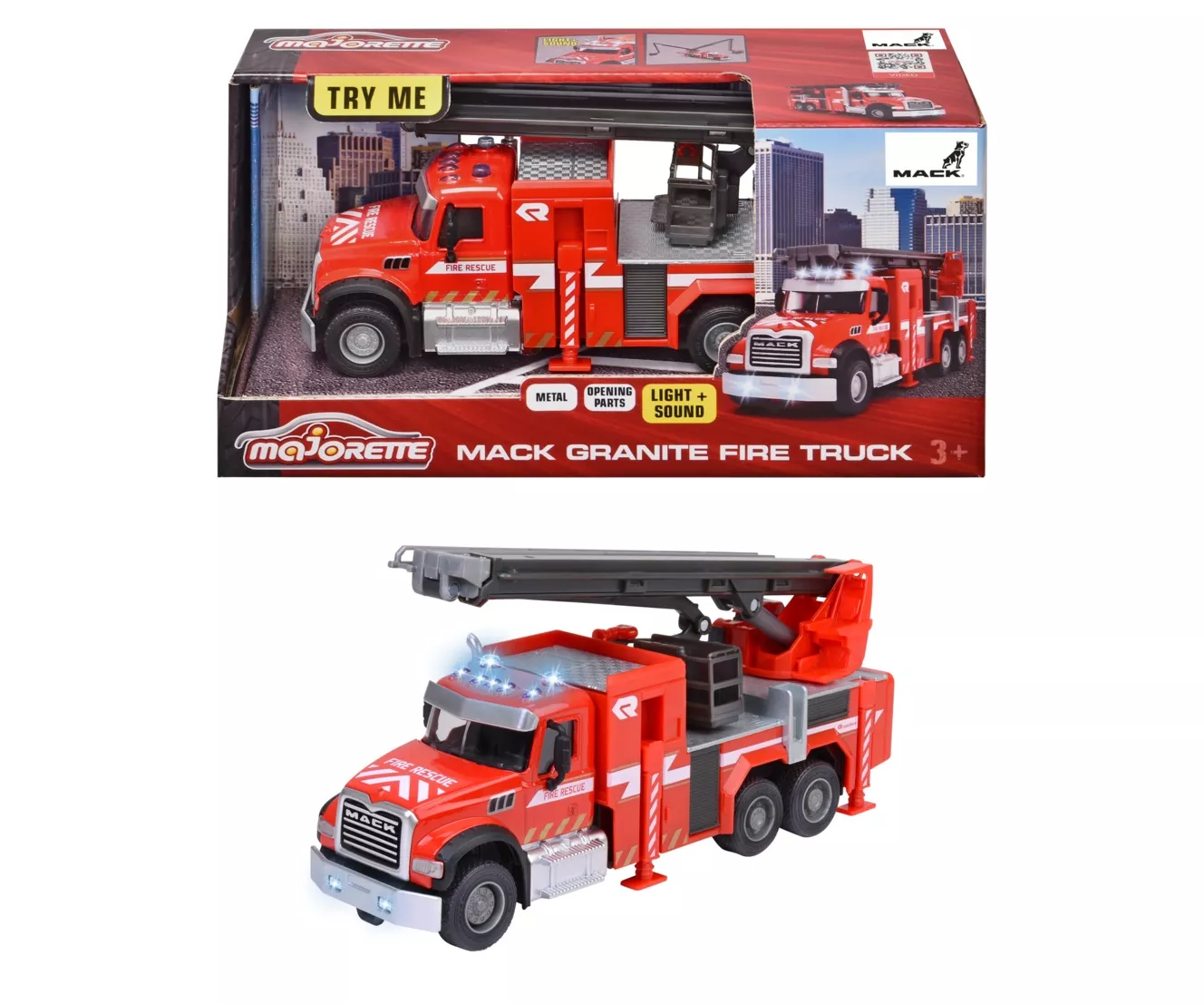 Majorette Mack Granite Fire Truck (213713005)